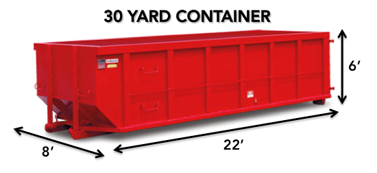 30 Yard Roll-Off Container